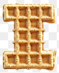 PNG Letter I waffle symbol confectionery.