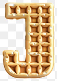 PNG Letter J waffle symbol cross.