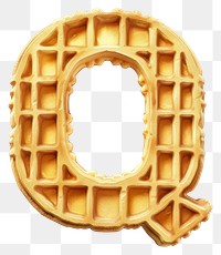 PNG Letter Q waffle confectionery accessories.