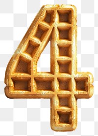 PNG Number 4 waffle symbol cross.