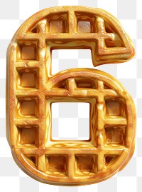 PNG Number 6 waffle symbol cross.