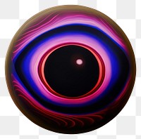 PNG An eye ball purple sphere spiral.