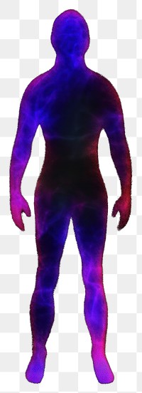 PNG Human full body silhouette purple person adult.