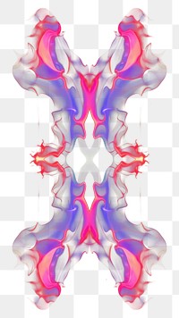 PNG Silhouette symmetrical abstract shape bonfire pattern purple.
