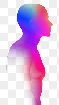 PNG Silhouette spectrum person alien human.