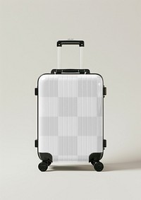 PNG suitcase mockup, transparent design