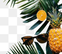 PNG Summer background accessories sunglasses pineapple.