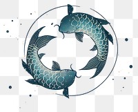PNG Pisces fish outdoors symbol.