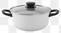 PNG 3d render of pot cooking pot appliance cookware.