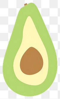PNG Illustration of a simple avocado astronomy outdoors produce.