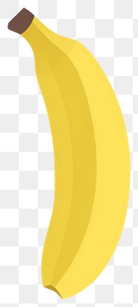 PNG Illustration of a simple Banana banana produce fruit.