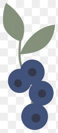 PNG Illustration of a simple blueberry outdoors produce snowman.