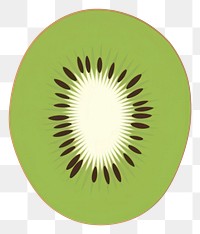PNG Illustration of a simple kiwi produce fruit plant.