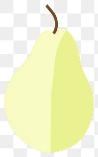 PNG Illustration of a simple pear astronomy outdoors produce.
