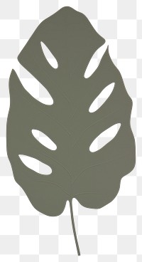 PNG Leaf stencil animal plant.