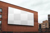 PNG Urban billboard mockup , transparent background