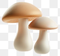 PNG Realistic mushrooms digital illustration