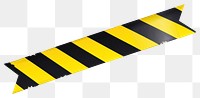 PNG Striped caution tape warning