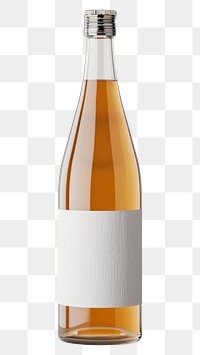 PNG Elegant wine bottle with label