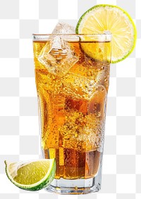 PNG Refreshing iced tea with citrus