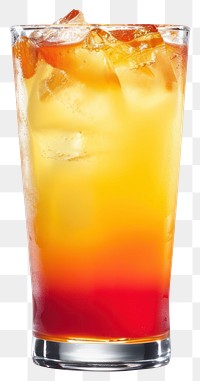 PNG Refreshing colorful iced cocktail drink