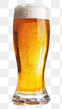 PNG Refreshing cold beer in glass