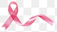 PNG Pink ribbon symbolizing breast cancer
