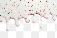 PNG Colorful drips with sprinkles