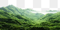 PNG Lush green mountain landscape wallpaper