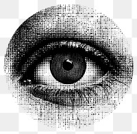 PNG  Detailed black and white eye