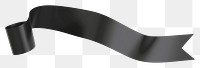 PNG  Elegant black ribbon banner illustration