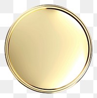 PNG  Shiny golden round blank surface