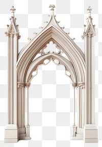 PNG Gothic architectural archway illustration