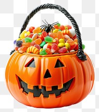 PNG Colorful Halloween candy bucket