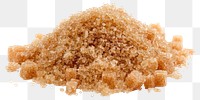 PNG Brown sugar pile cubes sweet