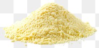 PNG Fine yellow cornmeal on white