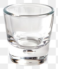 PNG Clear glass shot glass