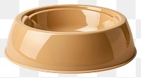 PNG Glossy beige pet bowl