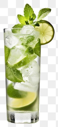 PNG Refreshing mint lime ice drink