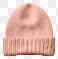 PNG Stylish pink knitted beanie