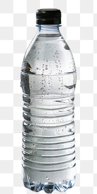 PNG Clear plastic water bottle hydration