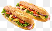 PNG  Fresh, delicious, colorful, healthy sandwiches