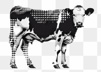 PNG Modern cow digital art