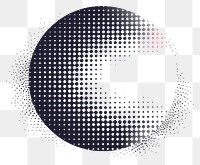 PNG Abstract halftone gradient circle