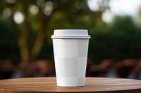 PNG coffee cup mockup, transparent background