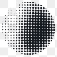 PNG Abstract halftone circle design