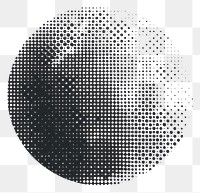 PNG Abstract halftone sphere design