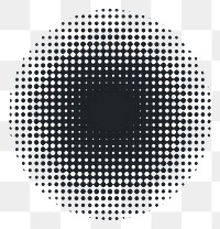 PNG Abstract halftone circle pattern