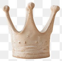 Elegant ceramic crown decoration
