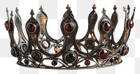 Antique jeweled royal crown